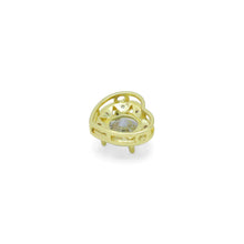 Load image into Gallery viewer, Big Crystal Heart Charm Pendant Spacer beads, Sku#LK1061