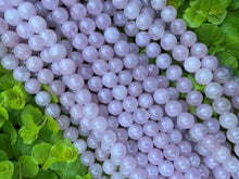 Load image into Gallery viewer, High Quality Natural Purple Rose Quartz Round Smooth Beads
