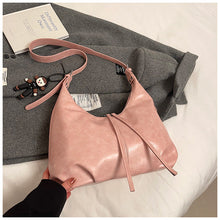 Load image into Gallery viewer, Retro Korean-Style PU Leather Shoulder Bag