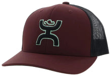 Load image into Gallery viewer, HOOey "Sterling" (Maroon/Black) - Trucker Cap