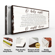Load image into Gallery viewer, O Holy Night Christmas Sign II