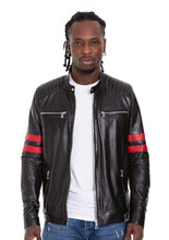 Load image into Gallery viewer, The Urban Black Leather Men Jacket