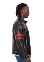 Load image into Gallery viewer, The Urban Black Leather Men Jacket