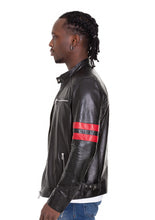 Load image into Gallery viewer, The Urban Black Leather Men Jacket