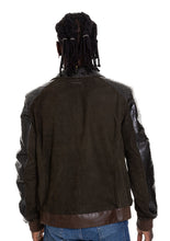 Load image into Gallery viewer, The Albendin Green Leather Men  Jacket
