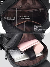 Load image into Gallery viewer, Women's Simple Travel Soft Leather Outdoor Backpack