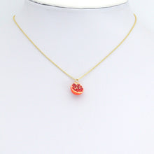 Load image into Gallery viewer, Enamel Gold Half Pomegranate Charm Pendant,Sku#LK1247