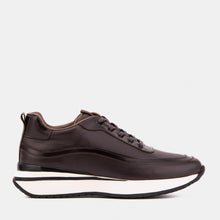Load image into Gallery viewer, The Modena Brown Leather Men Sneaker