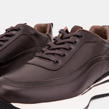 Load image into Gallery viewer, The Modena Brown Leather Men Sneaker