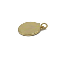Load image into Gallery viewer, Gold Enamel Astronaut On Round Sky Charm, Sku#LD317