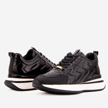 Load image into Gallery viewer, The Veneto Black Leather Men Sneaker