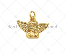 Load image into Gallery viewer, 3D Angel Shape Pendant/Charm,Cute Angel Charm, Necklace Bracelet Charm Pendant,19x13mm, Sku#L513