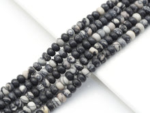 Load image into Gallery viewer, Genuine Web Jasper Rondelle Smooth Beads, 4x6mm, Sku#U1419
