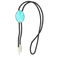 Load image into Gallery viewer, Double S Turquoise - Bolo Tie