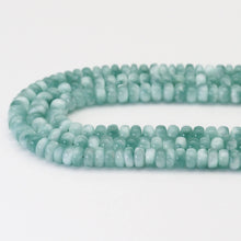 Load image into Gallery viewer, Genuine Angelite Rondelle Smooth Beads, Sku#U1678c
