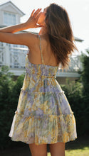 Load image into Gallery viewer, Women Cami Dress Printed Lace up Large Swing Dress