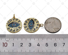 Load image into Gallery viewer, CZ Evil Eye Charm, Sku#L638