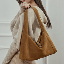 Load image into Gallery viewer, Vintage Genuine Leather Underarm Bag – Premium Cowhide Dumpling Crossbody Handbag