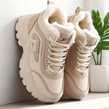 Load image into Gallery viewer, Women's Fleece-Lined High-Top Sneakers | Warm Winter Casual Shoes