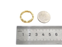 Load image into Gallery viewer, CZ Micro Pave Chain Link Ring, LD52