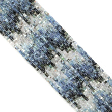 Load image into Gallery viewer, 3x4mm Genuine Aquamarine Rondelle Faceted Beads, Sku#U1941