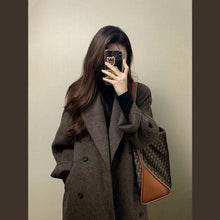Load image into Gallery viewer, Women's Thickened Knee-length Mid-long Korean-style Wool Coat