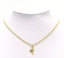 Load image into Gallery viewer, CZ Gold Ostrich Charm, Sku#F1494