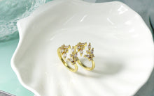 Load image into Gallery viewer, CZ Leaf Ring,Sku#X288