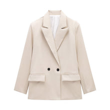 Load image into Gallery viewer, Summer Casual Relaxed-fit Double-breasted Blazer