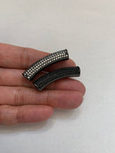 Load image into Gallery viewer, CZ Micro Pave Big Hole Curved Spacer Tube, sku#G249