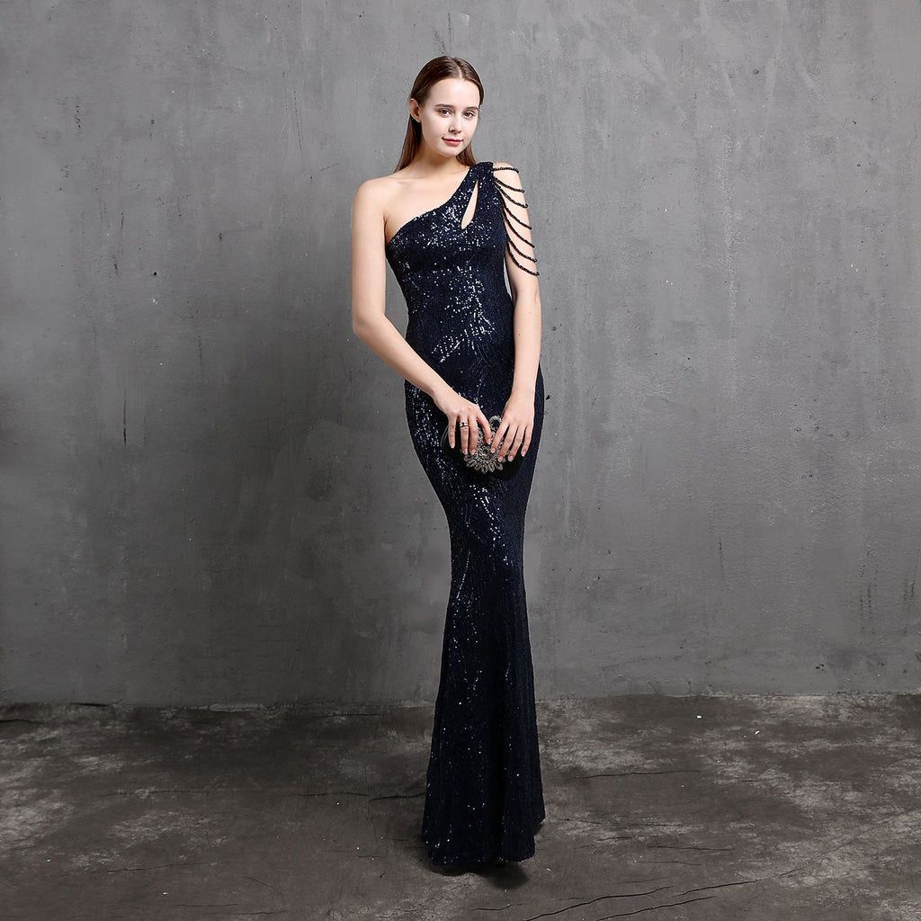 Party Formal Cocktail Dress Fairy Dream Socialite Gathering Party Evening Dress Sexy Long Slimming Toast Dress Bride