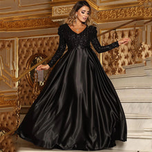 Load image into Gallery viewer, Spring Summer Women Clothing V Neck Swing Dress Sexy Dress Trailing Cocktail Evening Dress