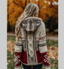 Load image into Gallery viewer, Women's Skin-friendly, Anti-pilling Knitted Cardigan With A Round Neckline, Loose Fit, And Long Length