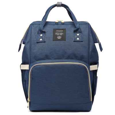 Maternity Diaper Backpack - Large Capacity Waterproof Oxford Nappy Bag with Anti-Theft Pocket & Stroller Straps
