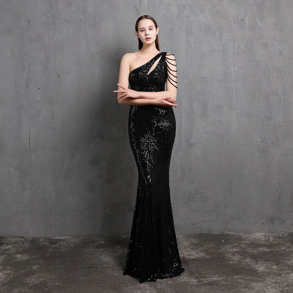 Party Formal Cocktail Dress Fairy Dream Socialite Gathering Party Evening Dress Sexy Long Slimming Toast Dress Bride