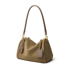 Load image into Gallery viewer, Deerskin Suede Crossbody Shoulder Bag – Genuine Leather Women's Handbag