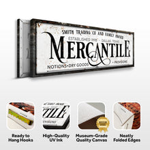 Load image into Gallery viewer, Family Owned Mercantile Sign