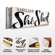 Load image into Gallery viewer, Personalized She Shed Sign VIII