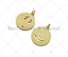 Load image into Gallery viewer, 18K Gold Popular EMOJI Charm, Fun Emoji charm, Emoji pendant, Fun Jewelry, Enamel emoji charm, Necklace Bracelet Charm,18x21mm,Sku#LK304