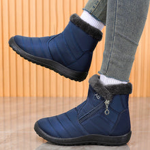 Load image into Gallery viewer, Women's Winter Cotton High-Top Casual Shoes - Warm PU Leather Flat Heel Boots