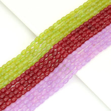 Load image into Gallery viewer, Smooth Rice Shape Jade Beads, Sku#U1807