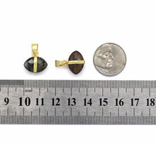 Load image into Gallery viewer, Gold Oval Gemstone Charm, Sku#LY20