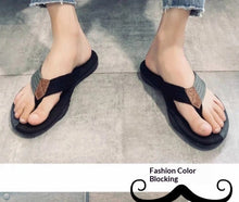 Load image into Gallery viewer, Men's Minimalist Casual Slippers - Breathable Flat Heel Webbing Slides