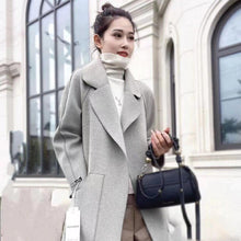 Load image into Gallery viewer, Double-faced Cashmere Coat Women's Mid-length Over The Knee