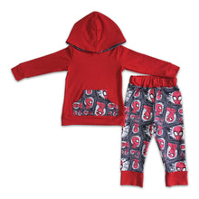 Load image into Gallery viewer, Red spider long sleeve boy hoodie outfits
