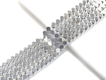 Load image into Gallery viewer, Bright Silver Hematite Cube beads, 4mm/6mm, sku#S148