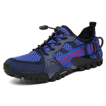 Load image into Gallery viewer, Men's Flyknit Hiking Shoes – Lightweight Non-Slip Outdoor Sneakers with Elastic Closure