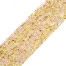 Load image into Gallery viewer, Genuine Rutilated Quartz Round Faceted Beads, 2mm, Sku#U1503