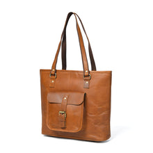 Load image into Gallery viewer, Classic Chic Genuine Leather Tote