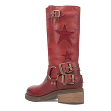 Load image into Gallery viewer, Women's Stitched Belt Buckle Ankle Boots – Chunky Low Heel, Round Toe, Slip-On
